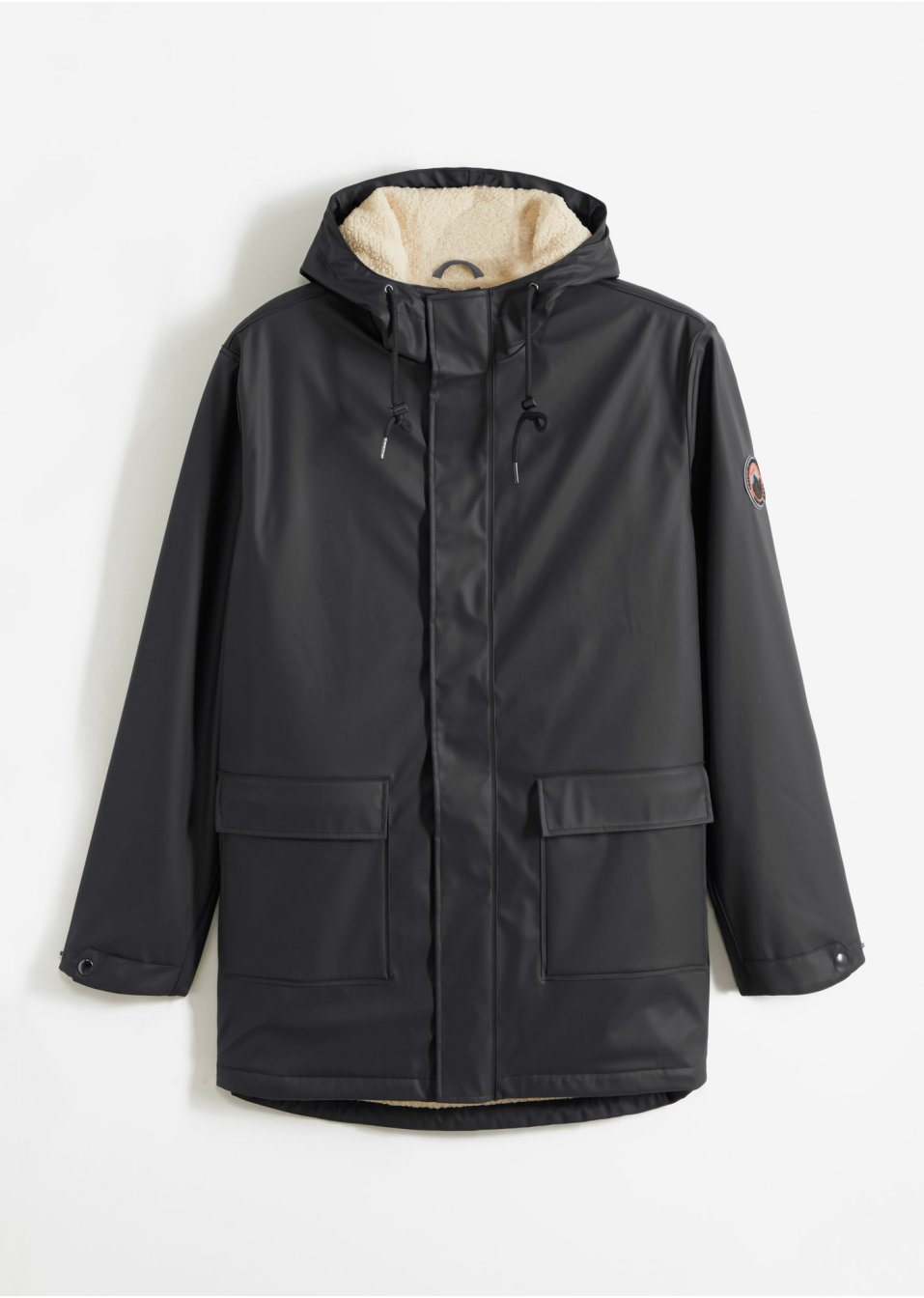 Veste imperméable hiver avec doublure peluche