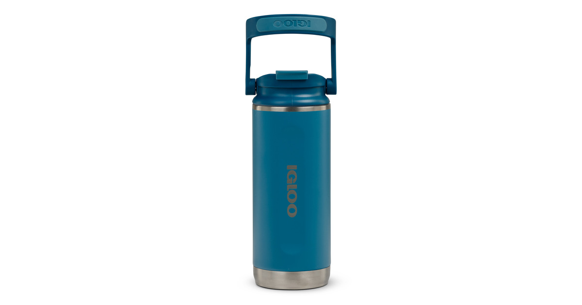 IglooFlip ‘n’ Sip Tumbler 16 oz, 0,47 liter drinkfles  (Blauw)