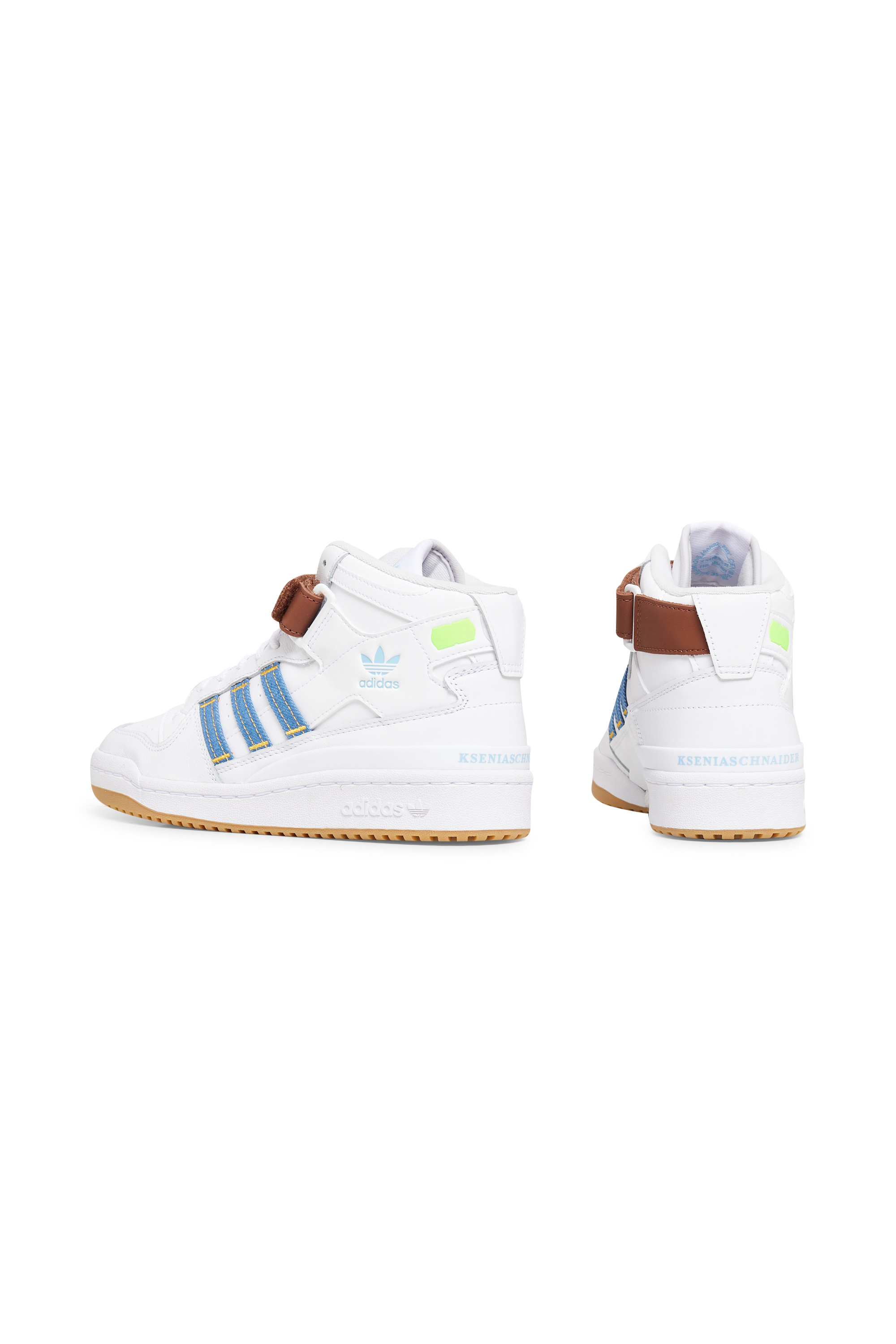 ADIDAS Baskets  FORUM MID KSENIA SCHNAIDER W Blanc