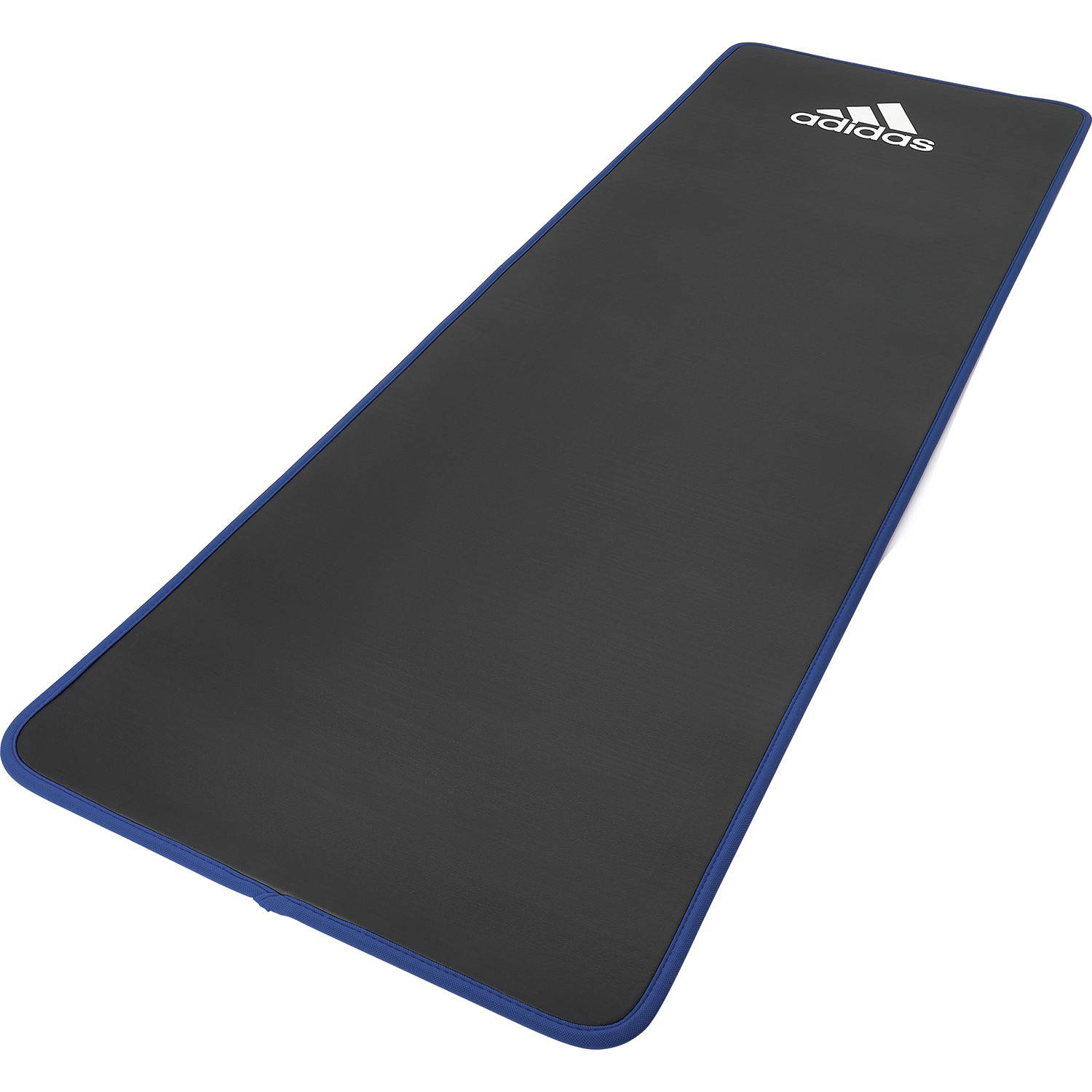 adidas core training mat blauw 10 mm fitnessmat met draagband 10 mm blauw