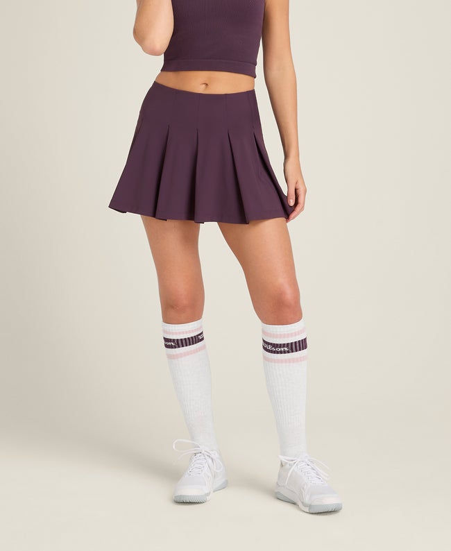 Classic Pleated Mini Skirt