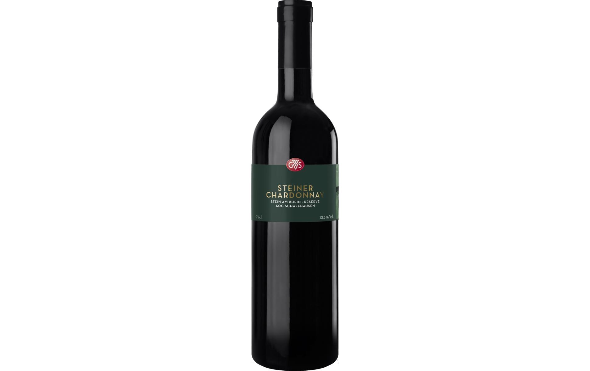 Steiner Chardonnay Réserve Schaffhausen AOC 0.75 lInnovativer Weisswein aus der Kooperative