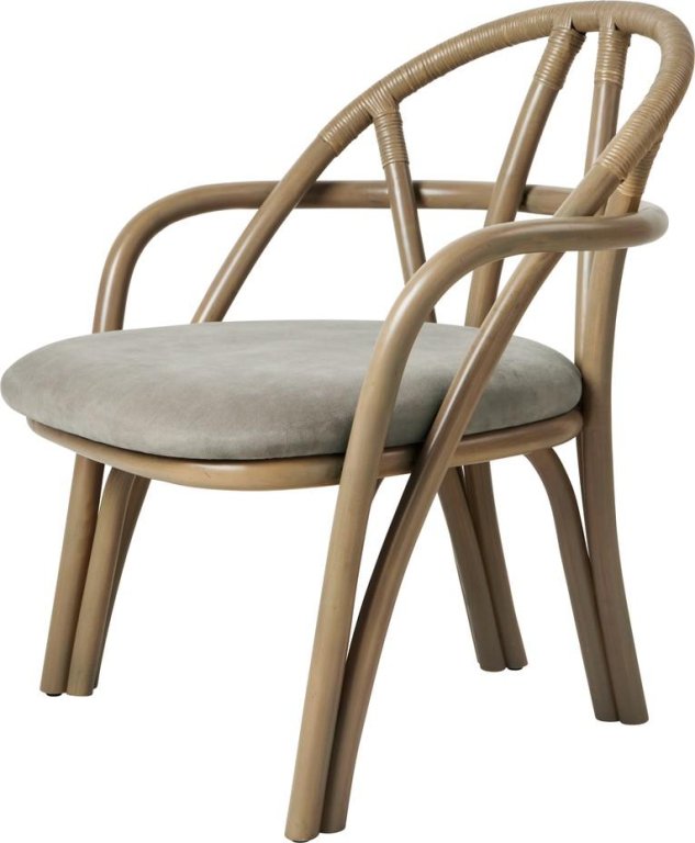 Gubi Bistra lounge stoel naturel