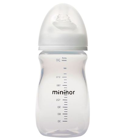 Mininor Babyflasche - 240 ml - Weiß