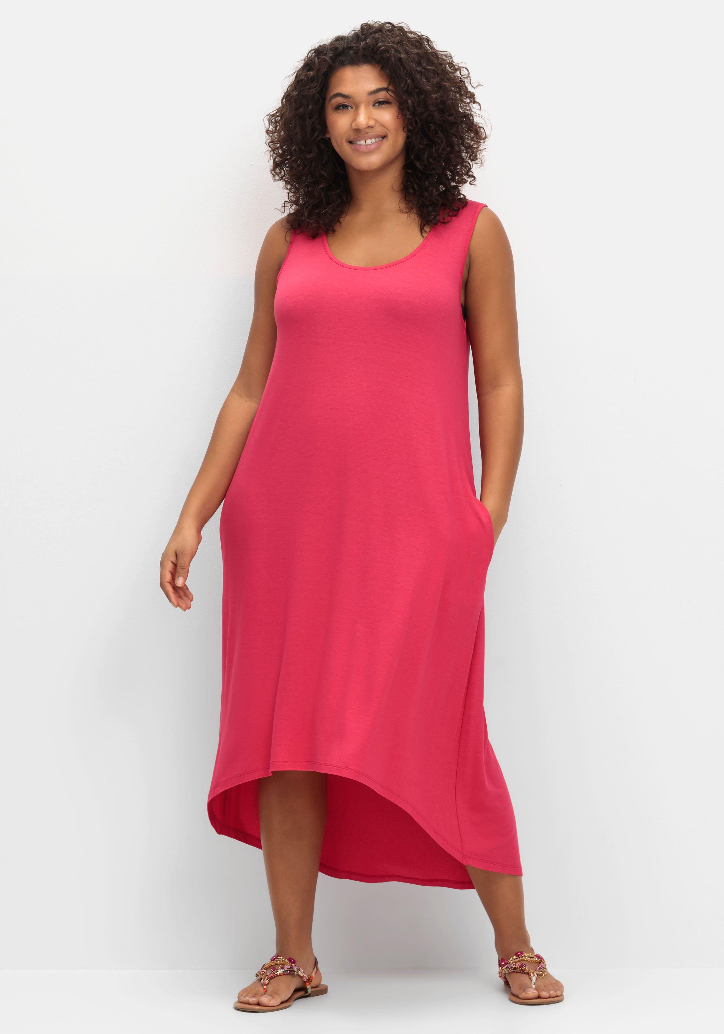 Kleid mit Taschen, im Vokuhilaschnitt