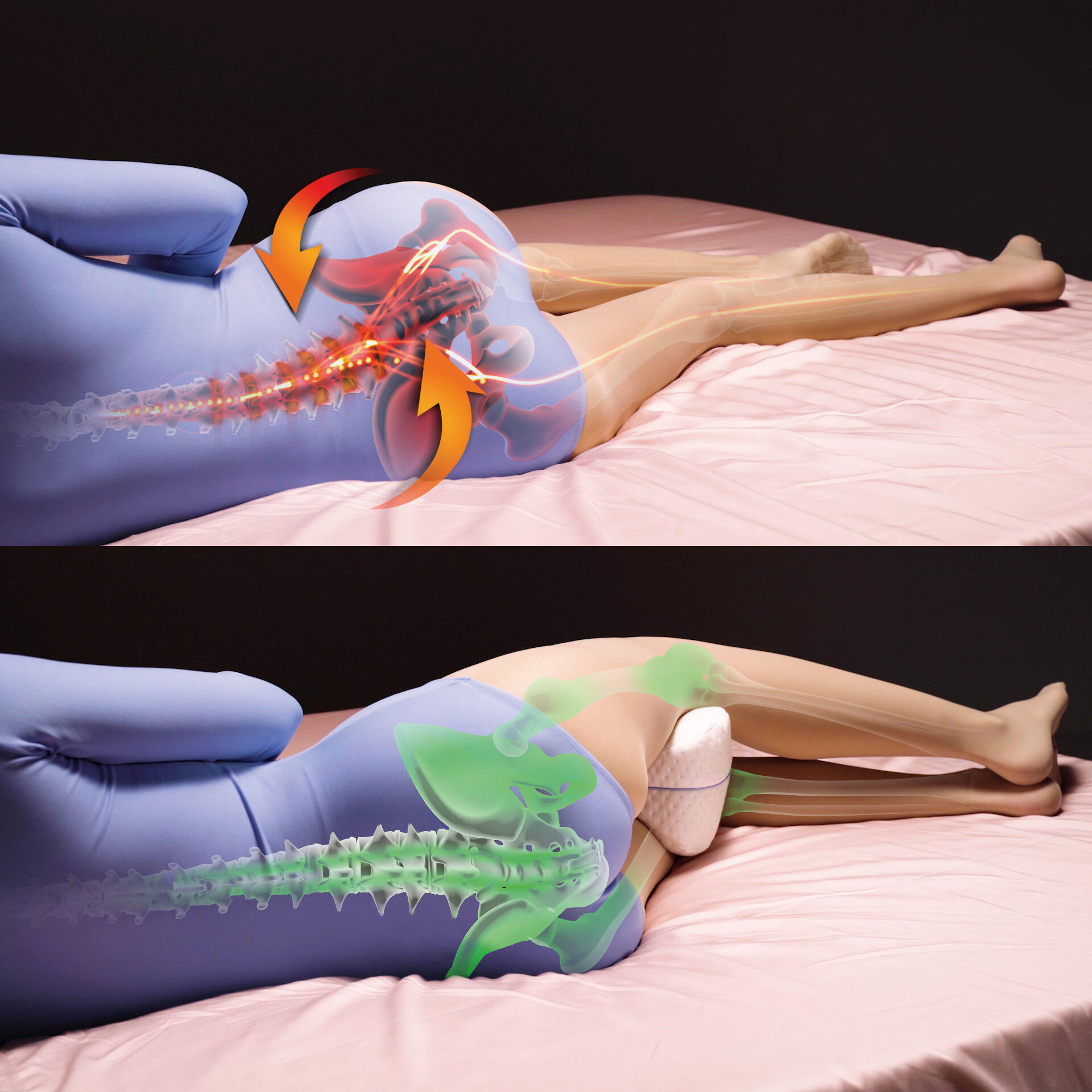 Dreamolino Leg Pillow Knie- und Beinruhekissen
