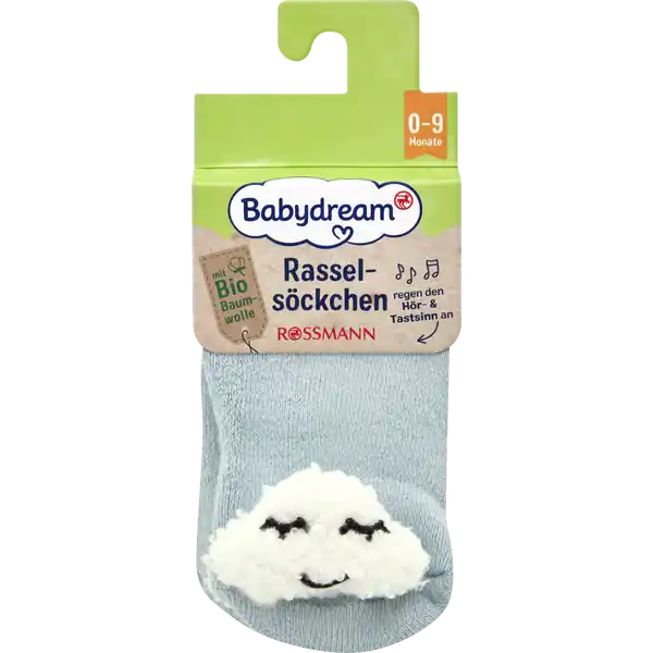 Baby Rasselsöckchen 0-9 Monate