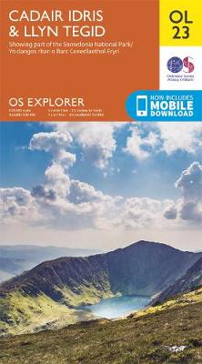 Cadair Idris & Llyn Tegid - OS Explorer OL23 (Sheet map, folded)