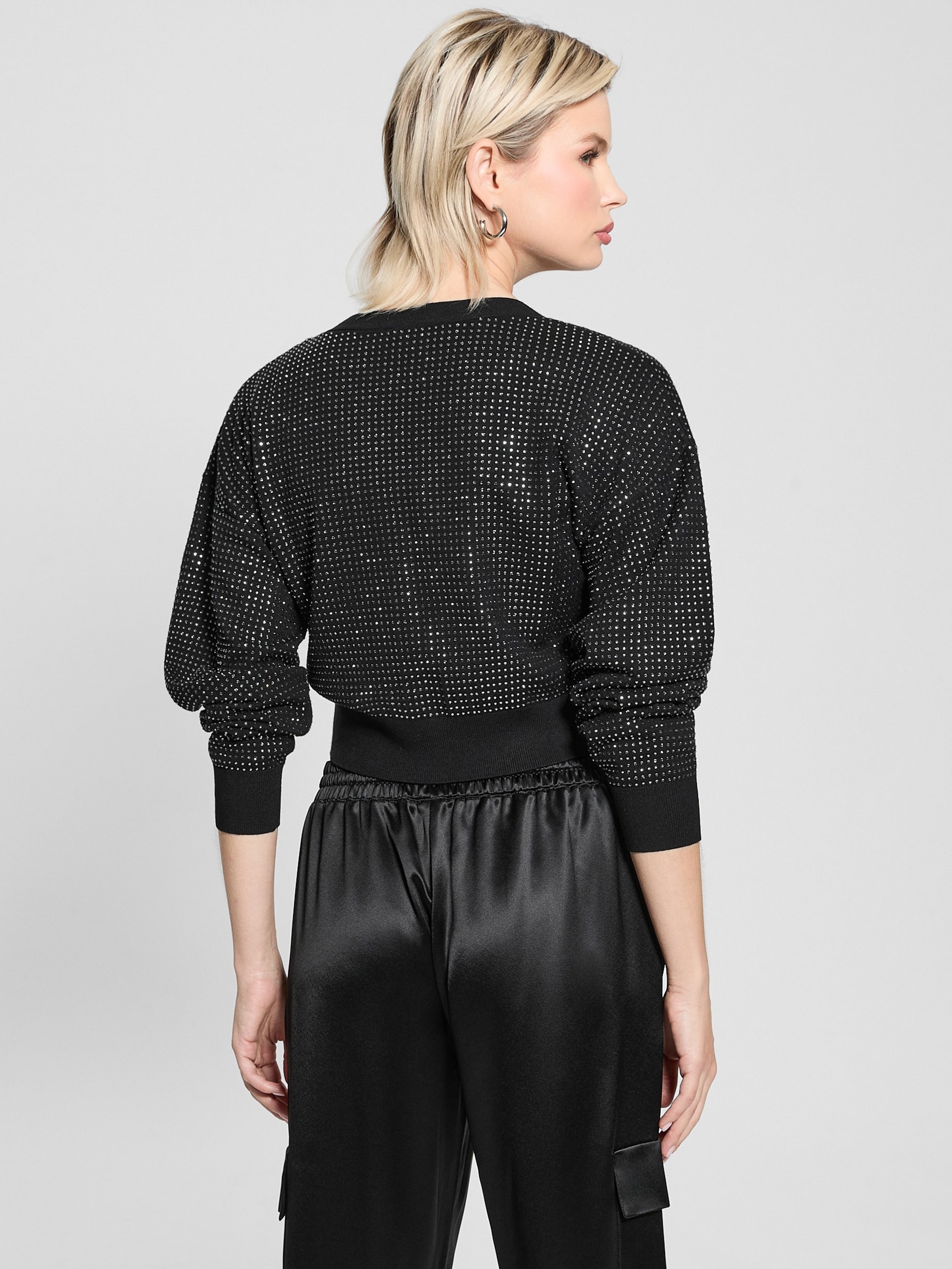 Cardigã Khloe com Strass