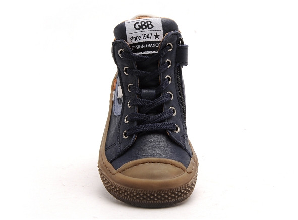 Gbb boots bottine enfant pokette bleu