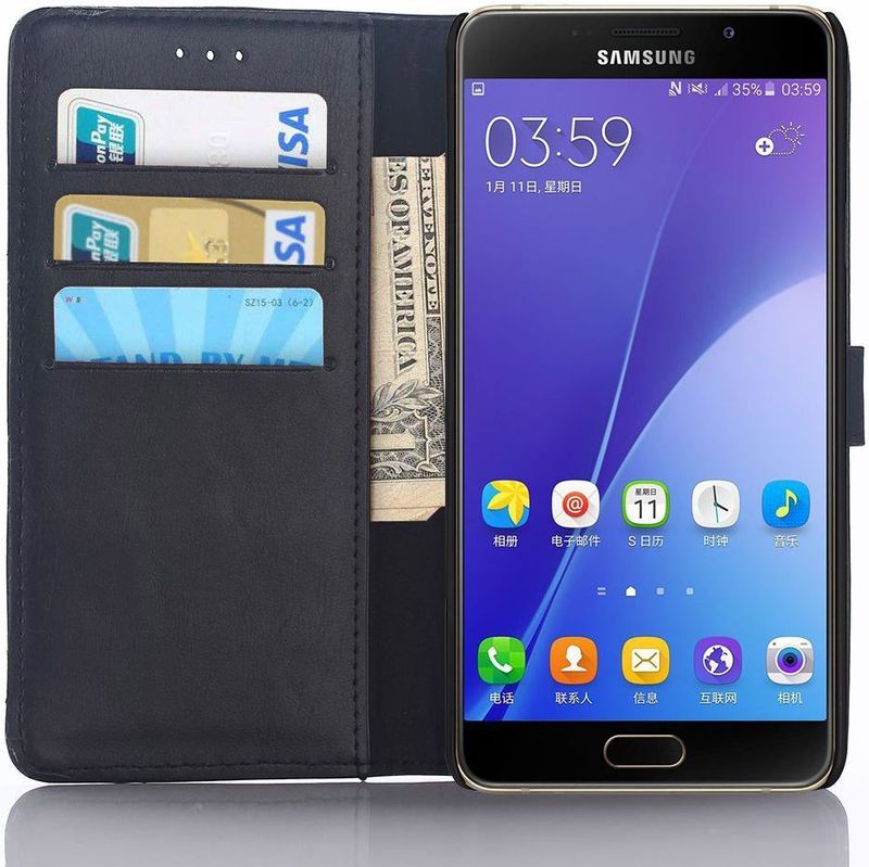Samsung - Galaxy A5 (2016) - Portemonnee Hoesje - Zwart