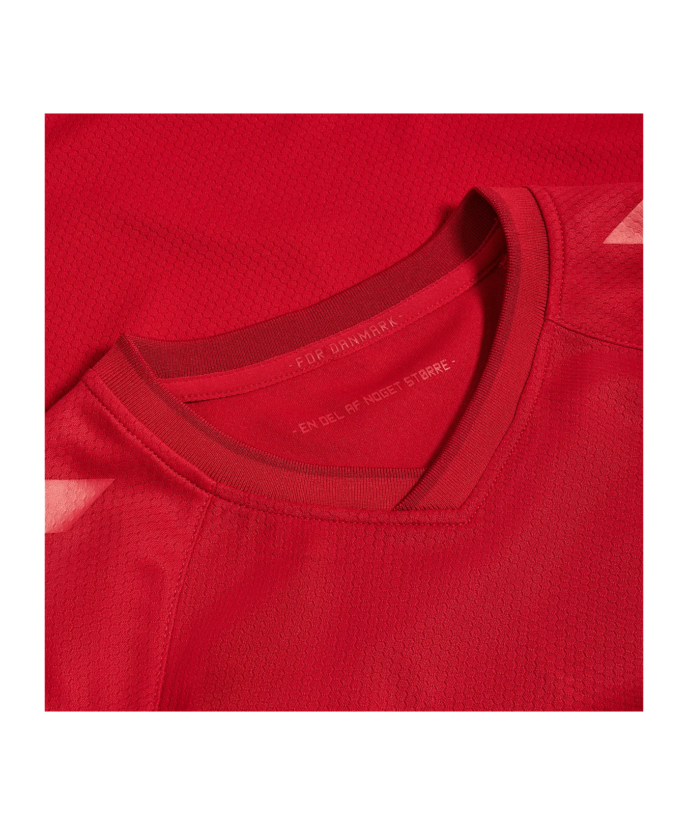 Hummel DBU Dänemark Trikot langarm Home WM 2022 Kids Rot F3365