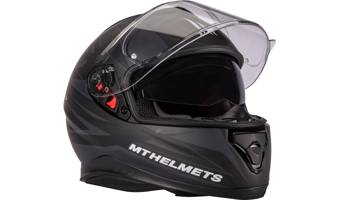 Styrthjelm fullface m/solbrille MT Thunder3 SV Effect mat str. XXL