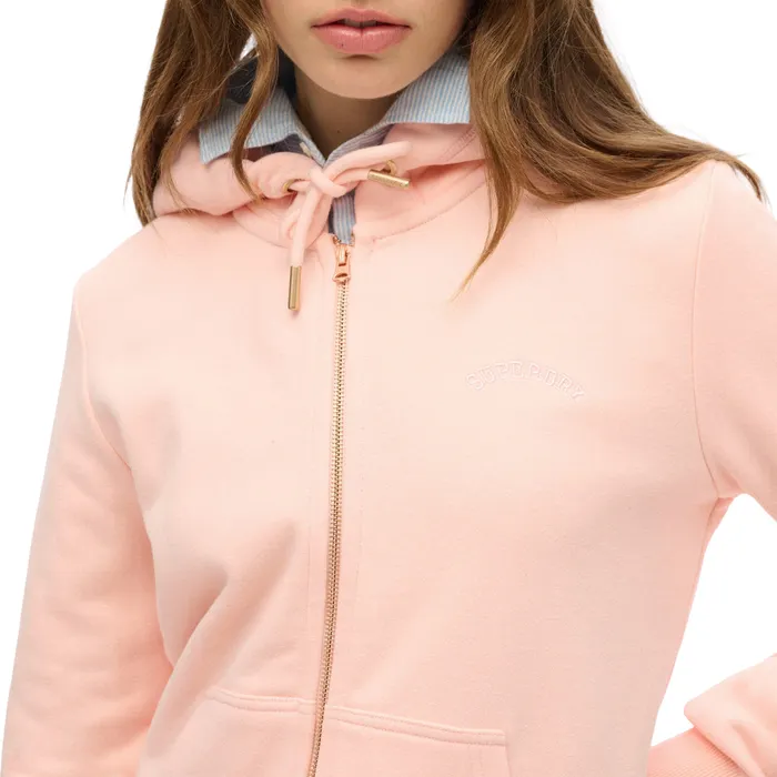 Superdry Essential Logo Zip Hooded Vest Dames