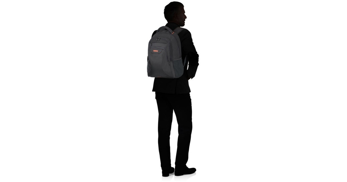 SamsoniteAmerican Tourister AT Work rugzak 17.3 inch  (Zwart/oranje)
