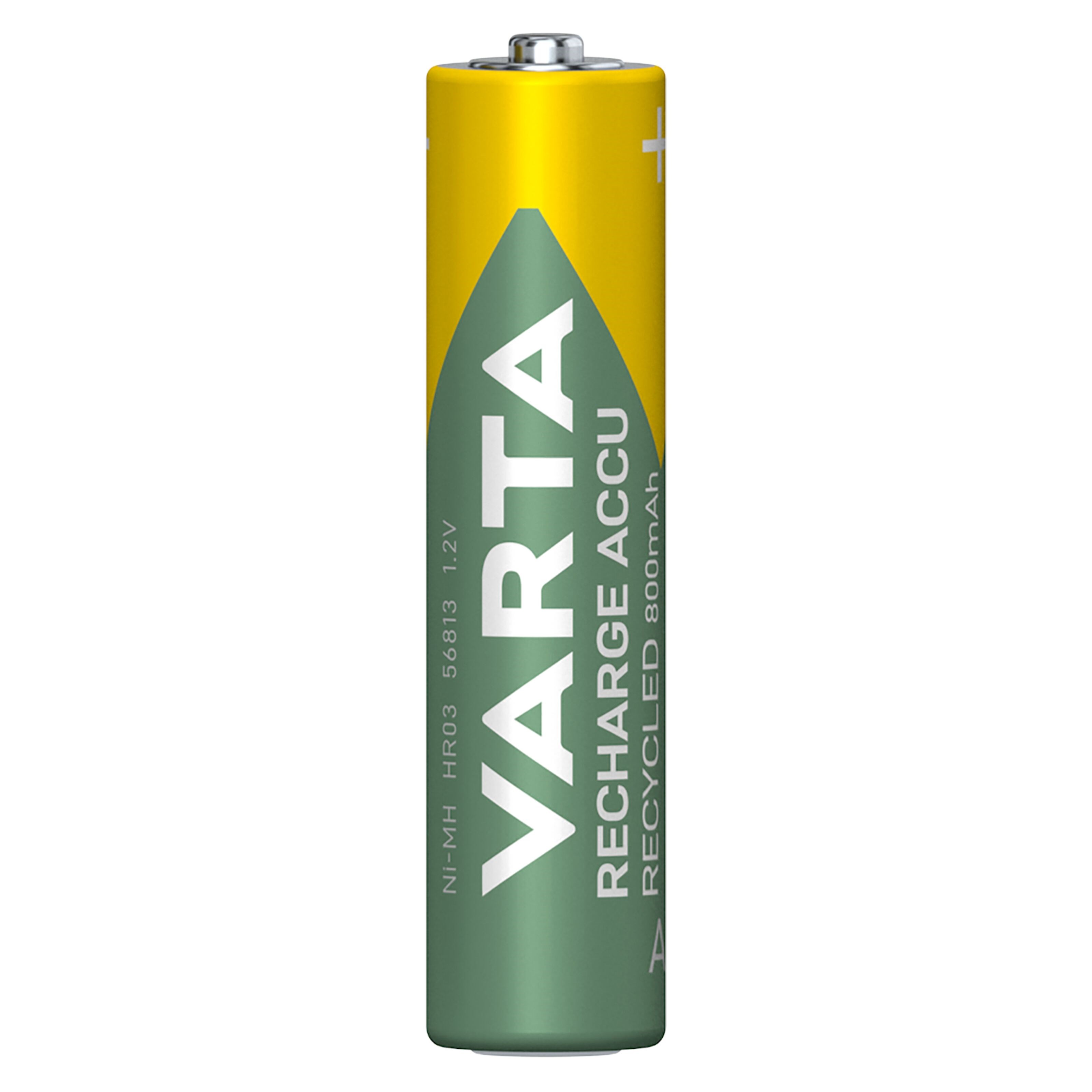 Varta Recharge Recycled AAA-batterier 800 mAh 4-pk.