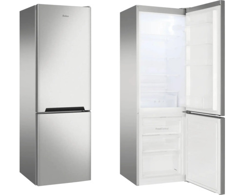 Amica KGCL 387 115 E koel-vriescombinatie, afmetingen (B x H x D): 54 x 170 x 59,5 cm, koelgedeelte: 184 l, vriesgedeelte: 84 l
