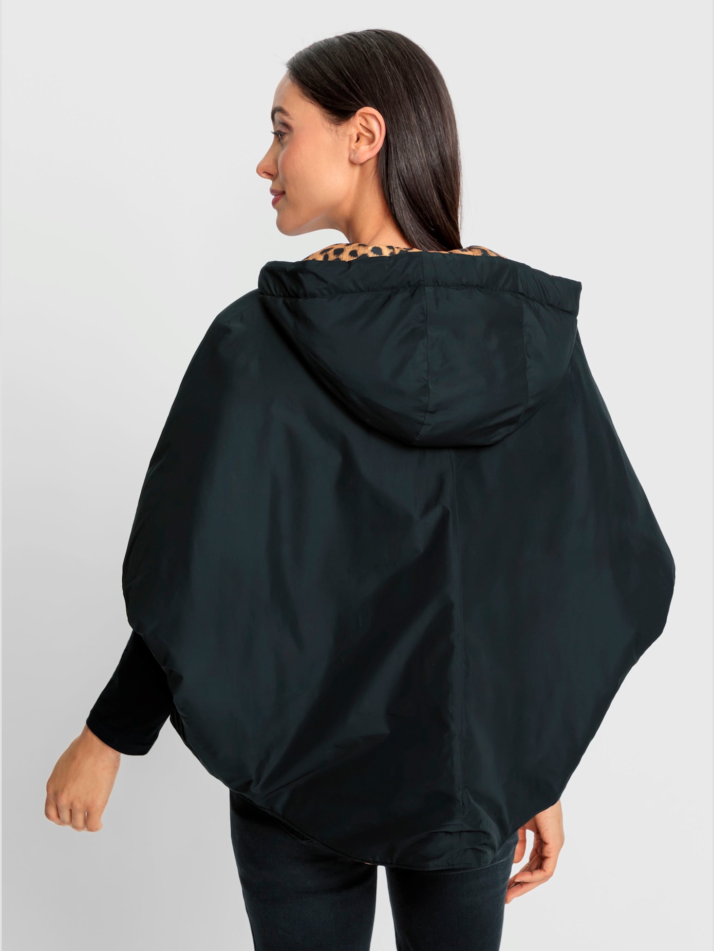 Veste d'extérieur joli motif léopard