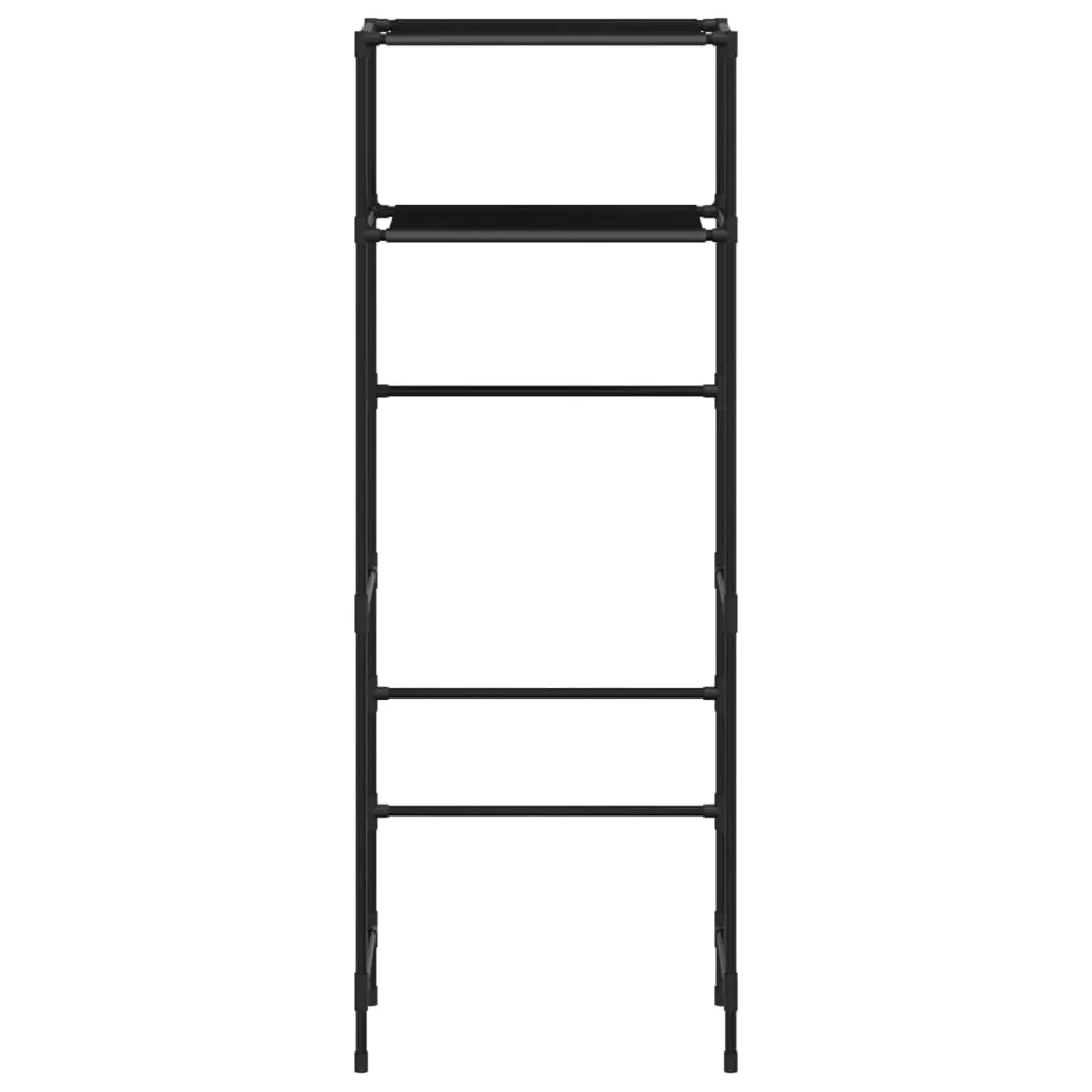 Helloshop26 Support de rangement wc noir