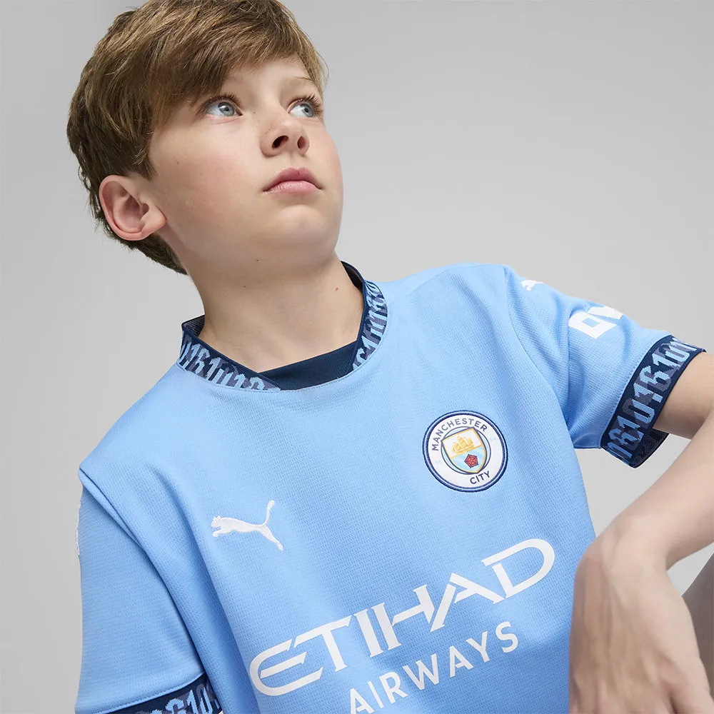 Puma Manchester City FC Heim Junior-Kurzarm-T-Shirt