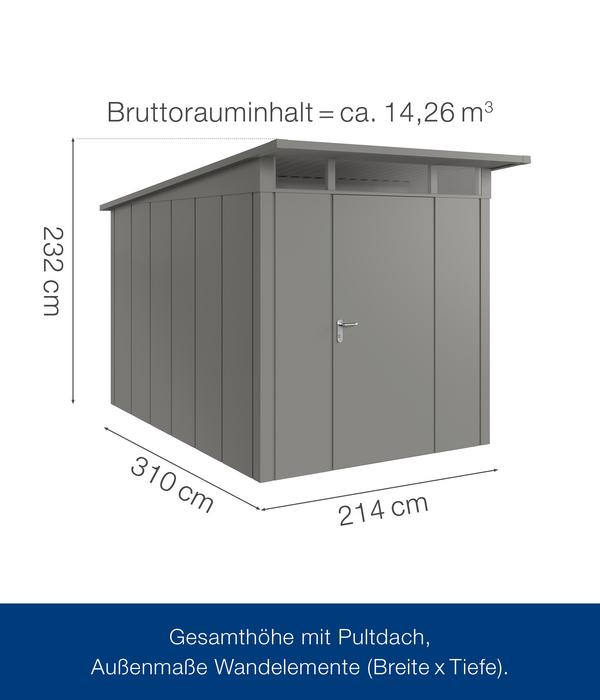 Hörmann Metallgerätehaus Juno JPD7 L-Sk