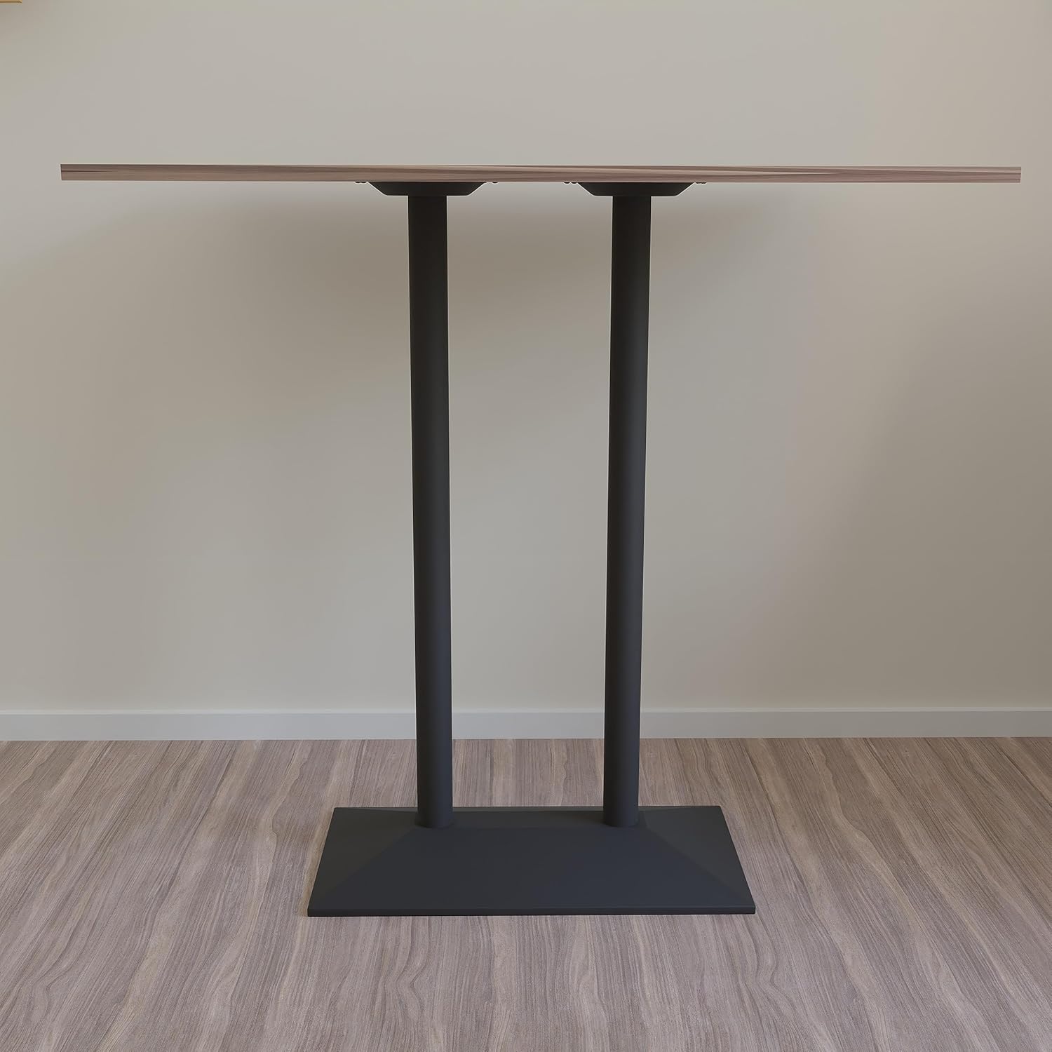 ONPIRA Stehtischgestell Tischgestell Schwarz Höhe 110cm Modell München (Doppelt Ausführung)