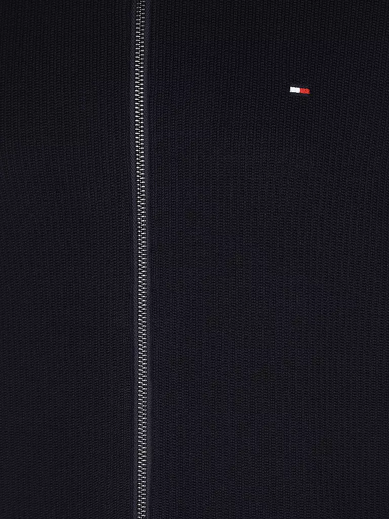 TOMMY HILFIGER Strickjacke blau
