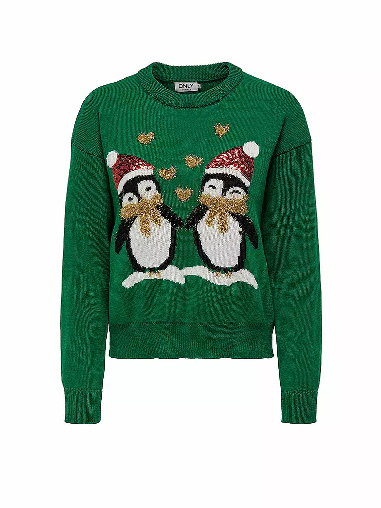 ONLY Pullover  ONLXMAS grün
