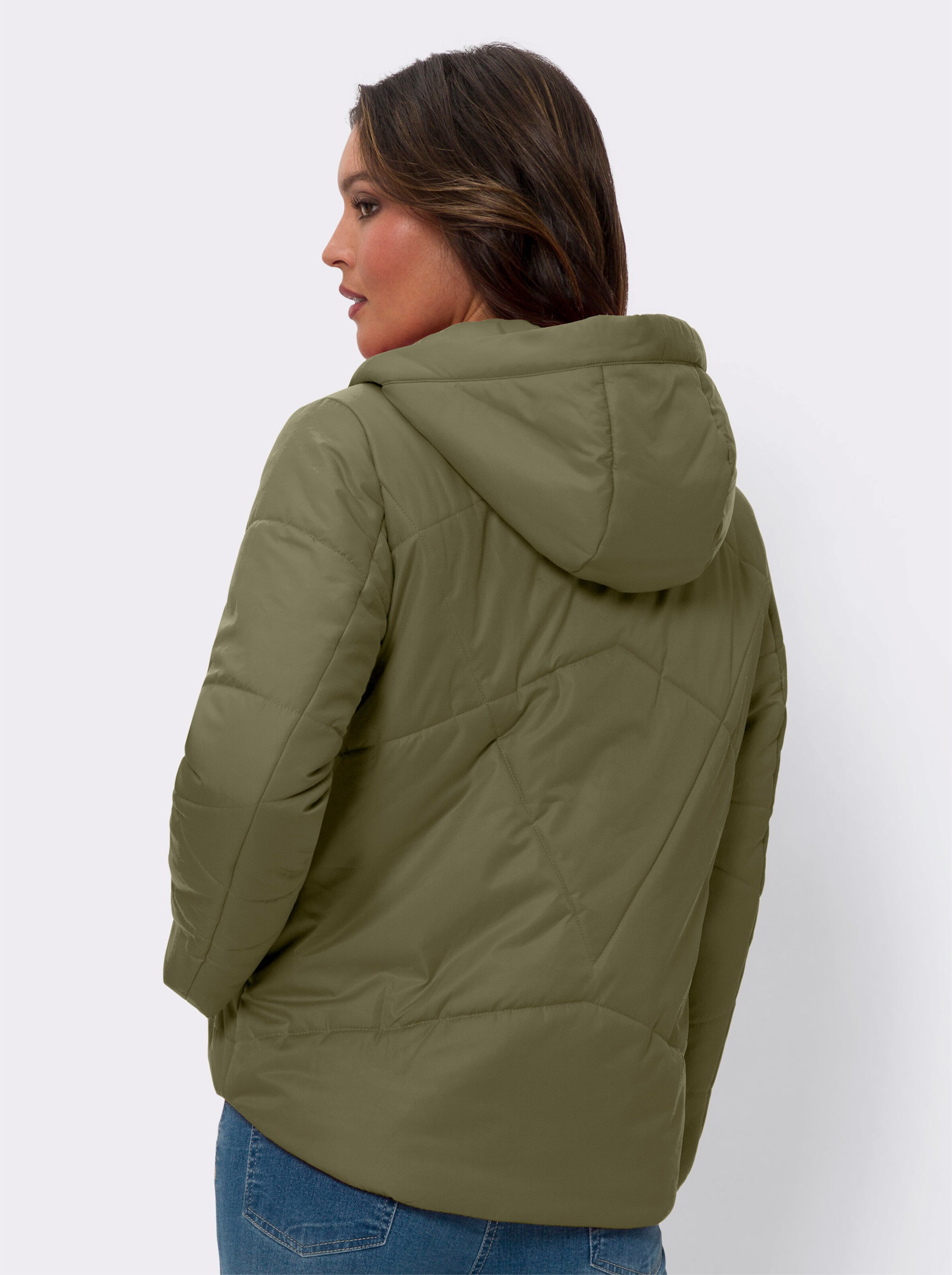 Steppjacke mit Kapuze