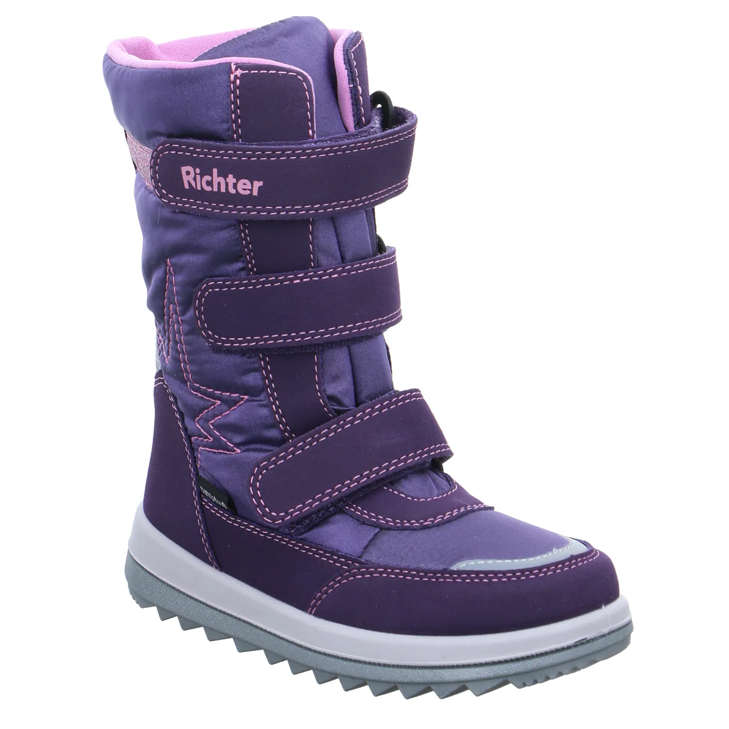 RICHTER Mädchen-Snowboot Membrane Violette Textil  Winterstiefel