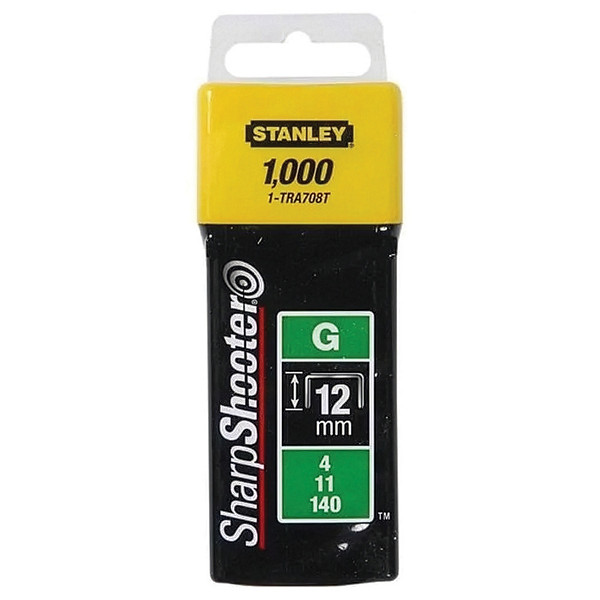 1000 agrafes type G 12 mm Stanley TRA708T