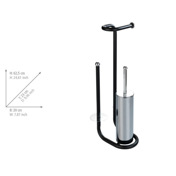 Wenko Universalo wc-boy zwart