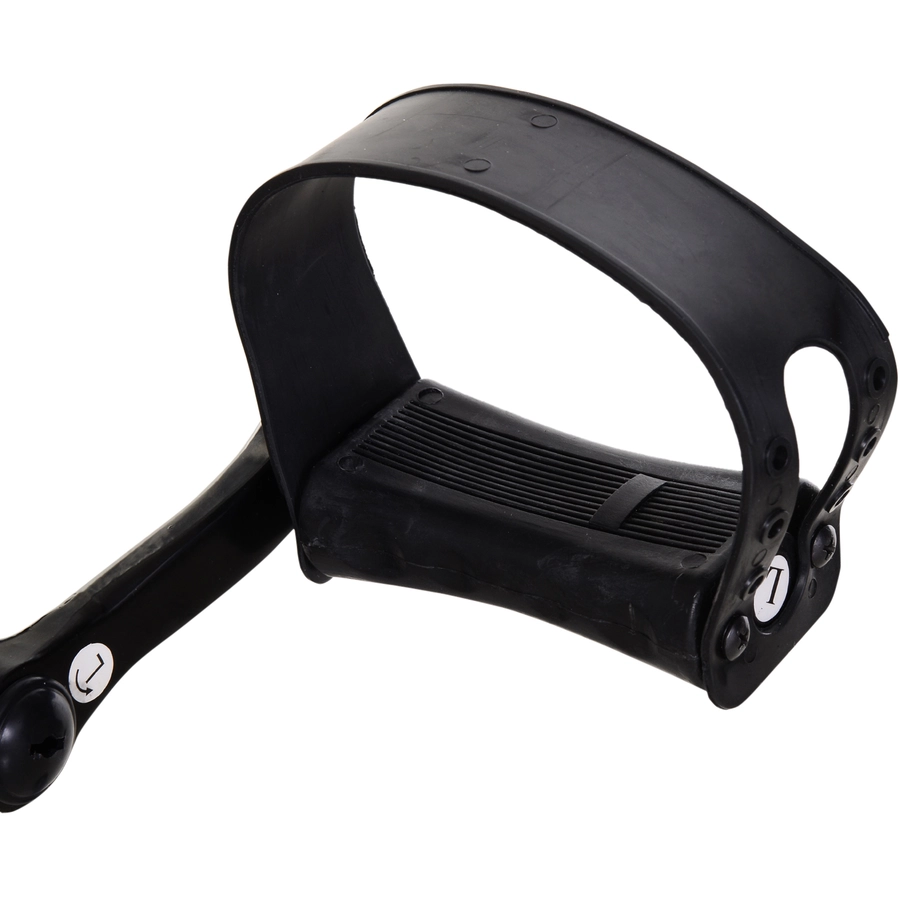 HOMCOM Mini-Heimtrainer faltbar und stufenloser Widerstand silbergrau