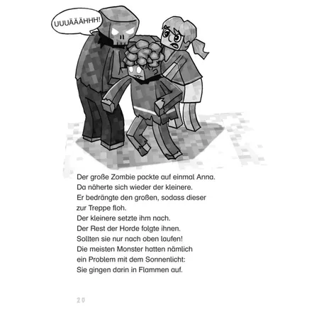 Carlsen Verlag Lesenlernen mit Spaß – Minecraft: Doppelband