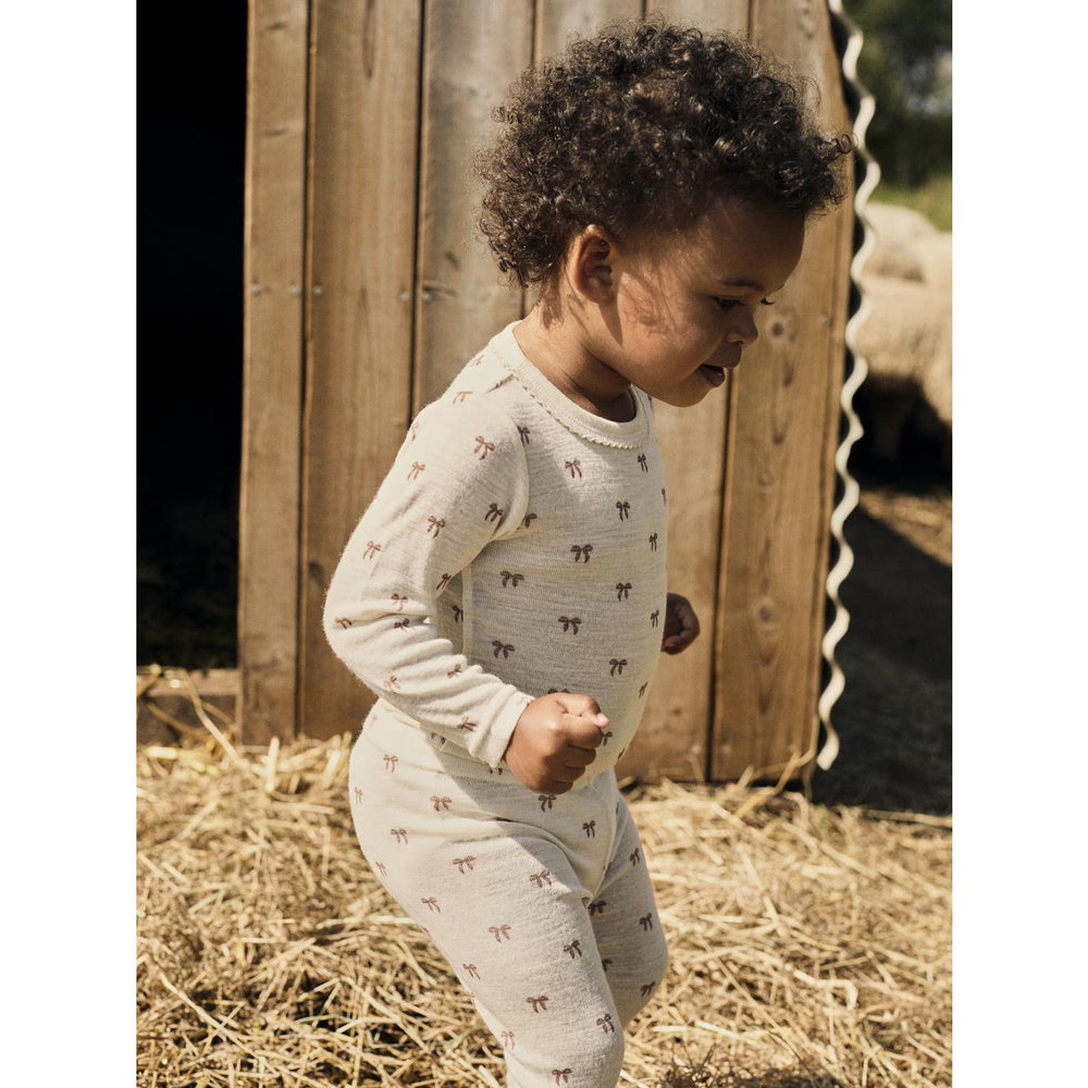 Køb Lil'Atelier Turtledove Melange Nbfnalu Wo/Mo Slim Leggings Lil Noos