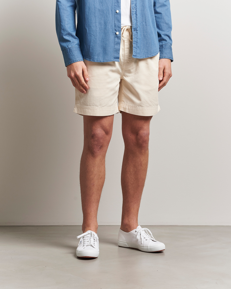 GANT Regular Sunfaded Drawstring Shorts Cream