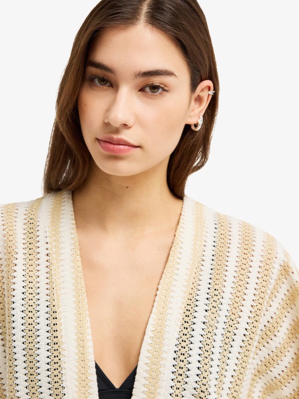 Moana Story Kimono léger Beige Femme