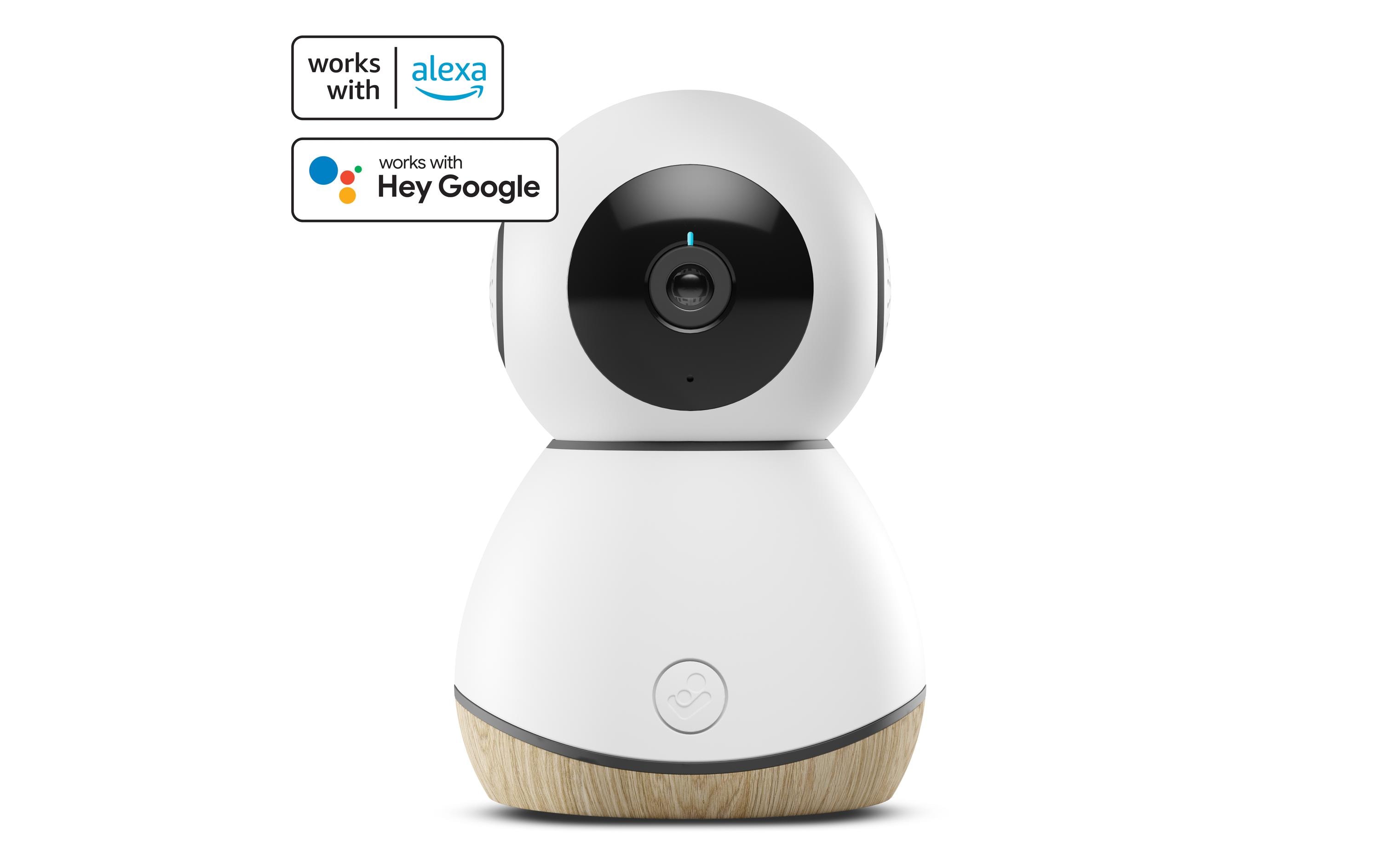 Babyphone See White WoodVideo-Babyphone mit HD-Live-Streaming
