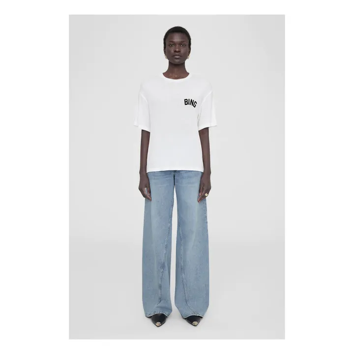 Anine Bing T-shirt Louis Hollywood | Ivoire
