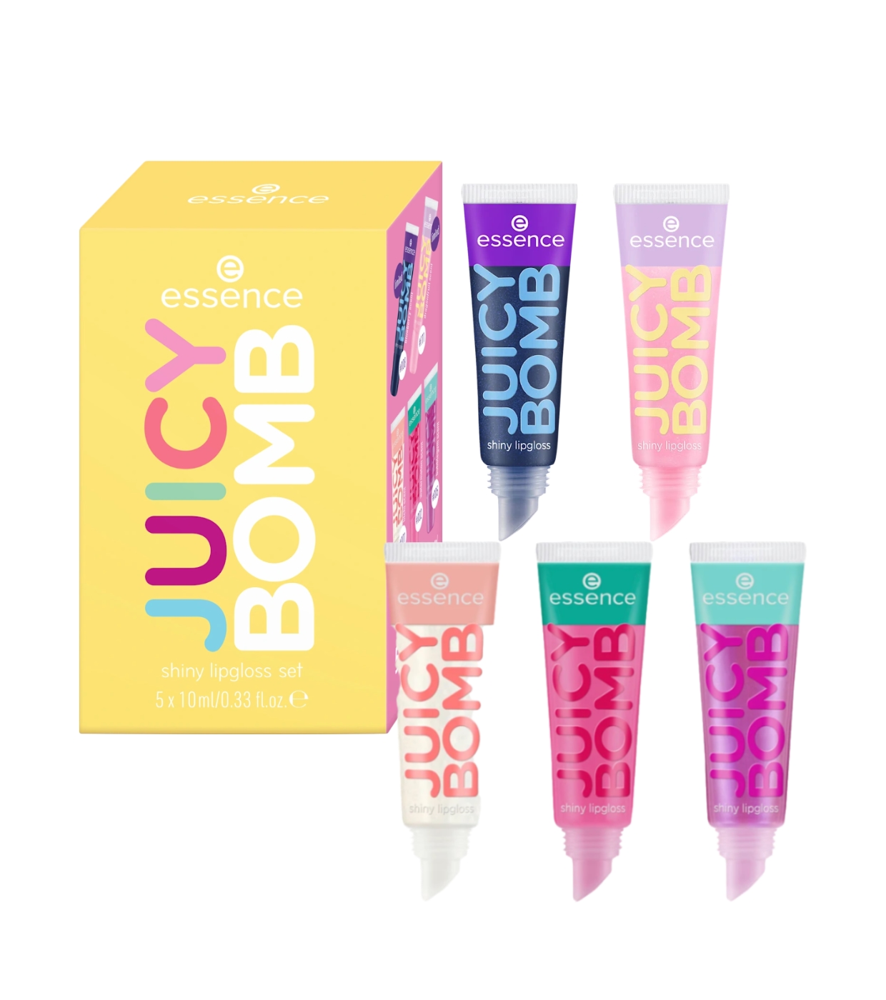 essence - Conjunto de Gloss Labial Juicy Bomb Shinny
