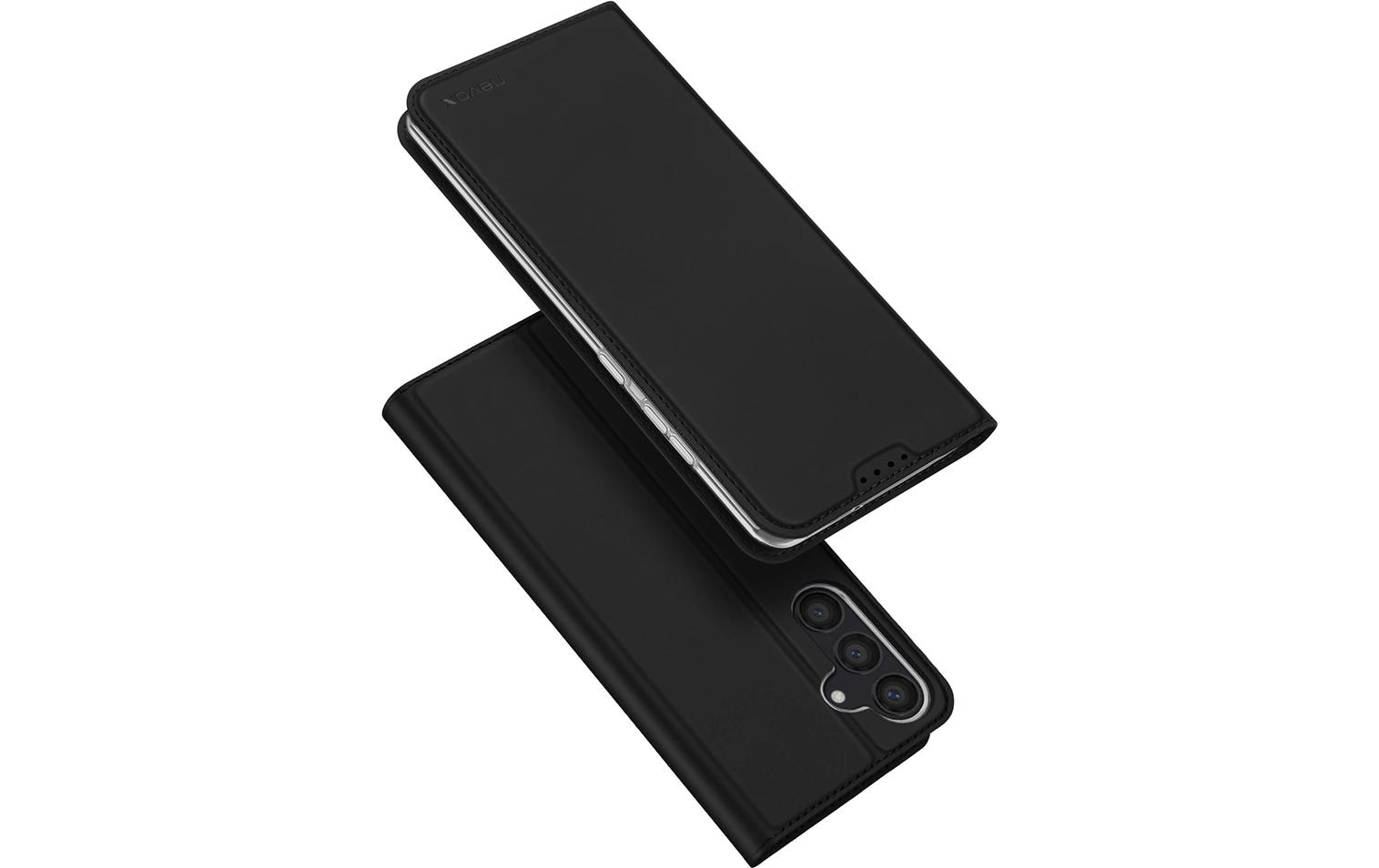Book Cover Vario Series Galaxy S24 SchwarzBook Cover für das Samsung Galaxy S24 mit Montagerahmen