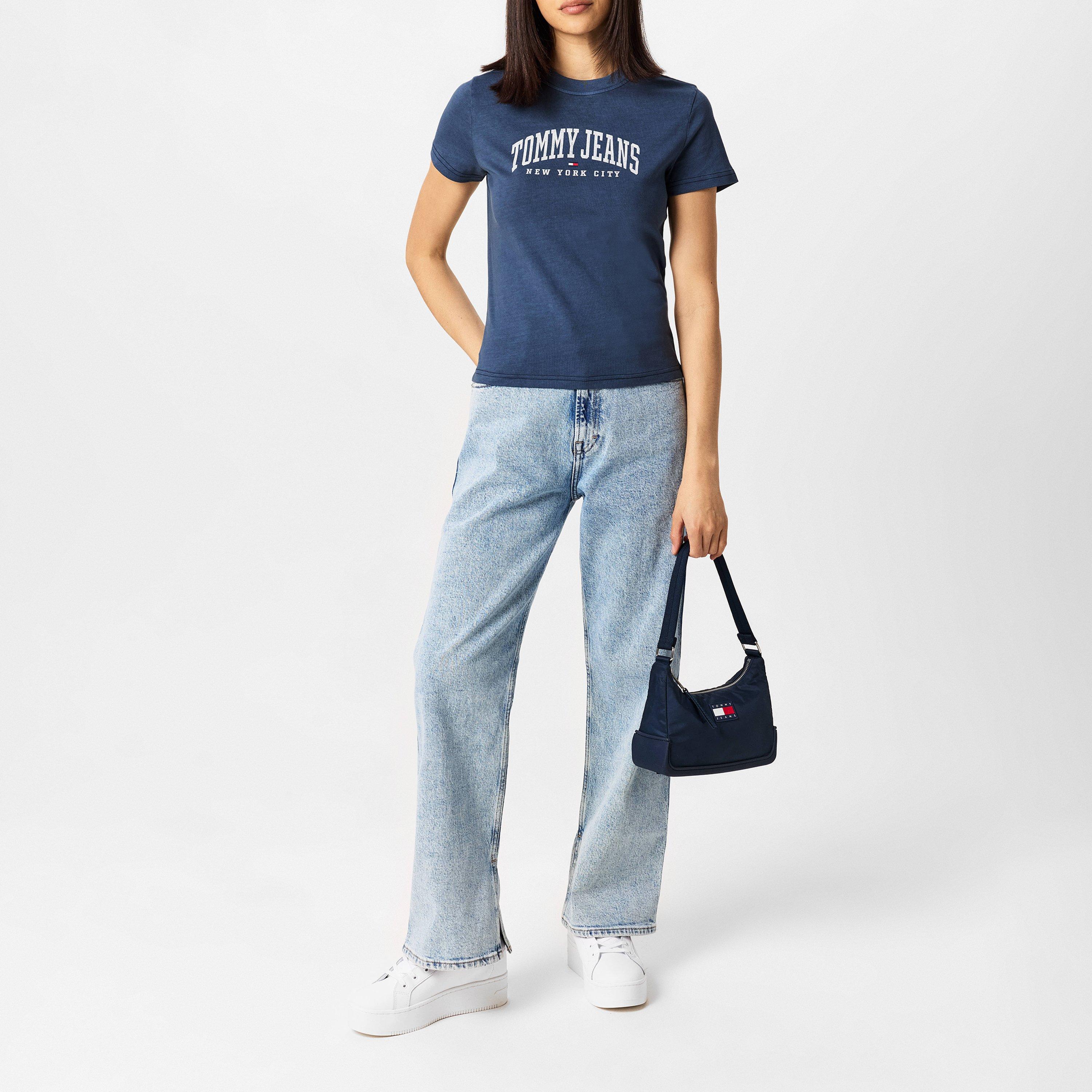 Tommy Jeans Varsity Logo Crew Neck T Shirt