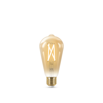 WiZ Connected LED edison E27 50W 2 stuks filament gold koel tot warmwit licht dimbaar