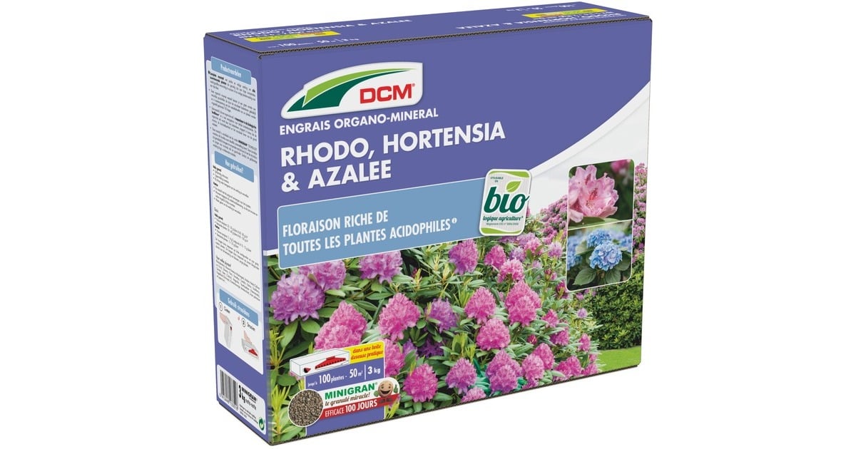 DCMMeststof Rhodo, Hortensia & Azalea 3 kg  (Tot 50 m²)
