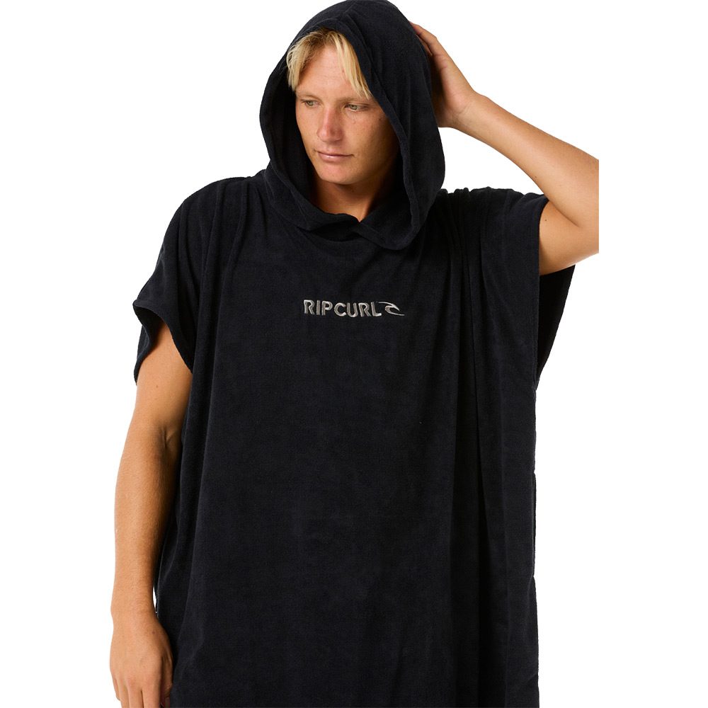 Rip Curl Brand Hooded Strandtuch schwarz