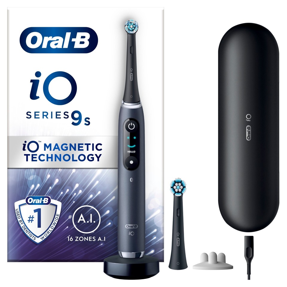 Oral-B - iO9S Sort Onyx Elektrisk Tandbørste