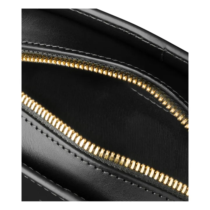 A.P.C. Sac Demi Lune Mini Cuir Lisse | Noir