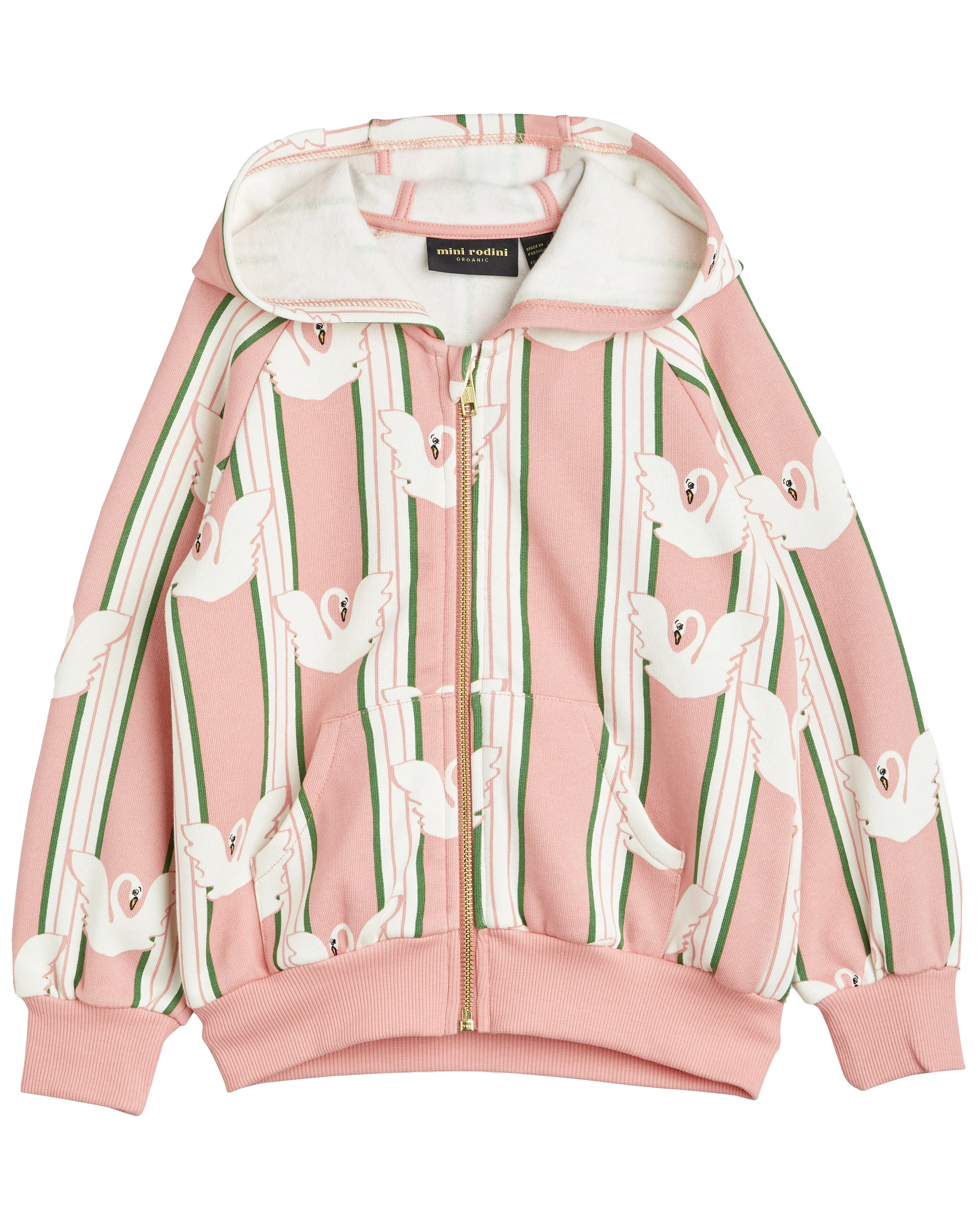 Kapuzen-Sweatjacke SWAN in rosa