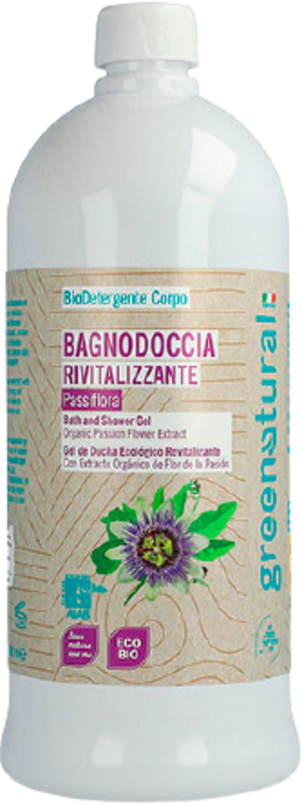 greenatural  Revitalisierendes Duschgel Passionsblume, 1 l