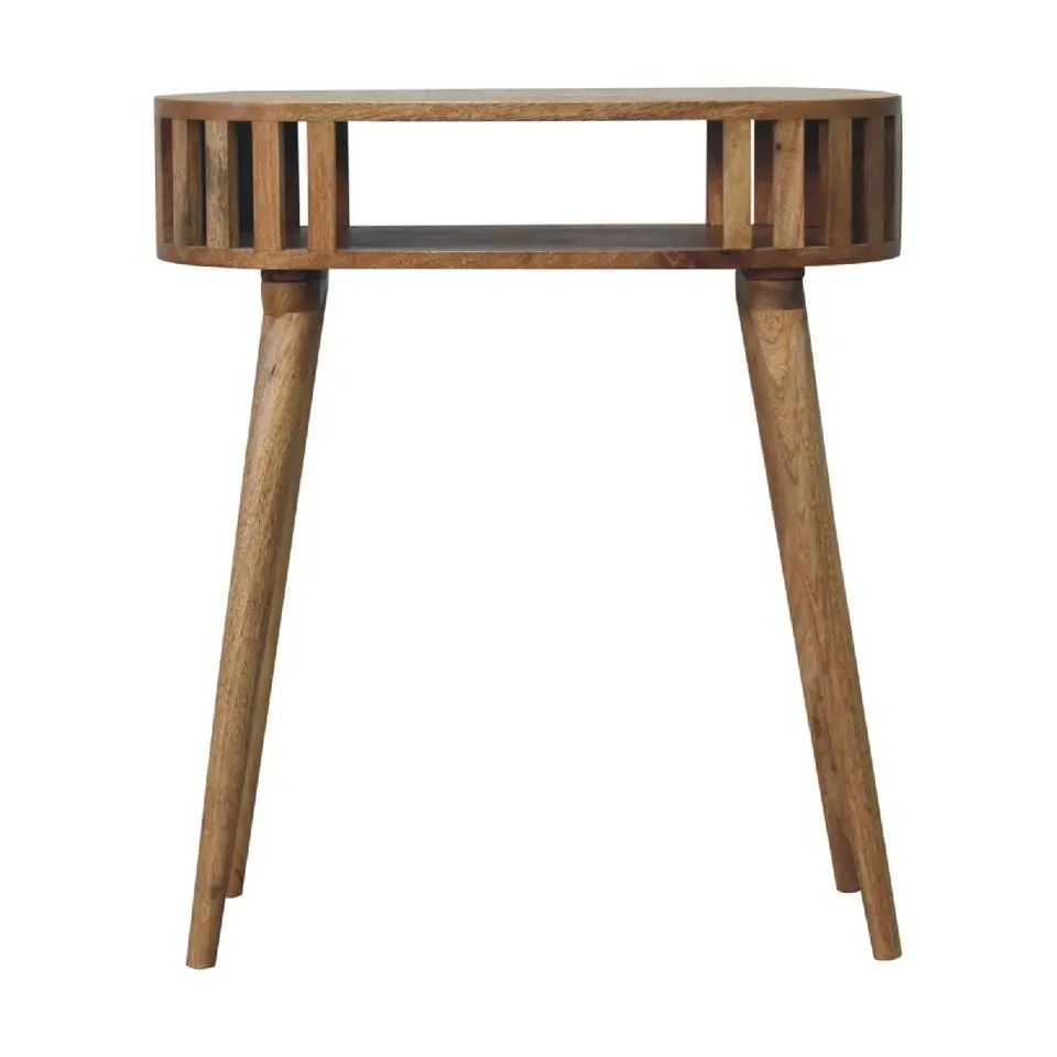 Ariella sidetable, 1 open plank, beige